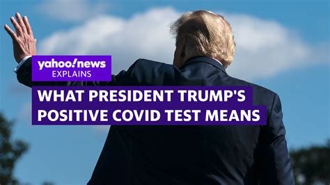 the coronavirus test is too hard for trump|Trump tested positive for Covid three days before debating Biden .